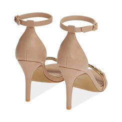 Sandali nude con staffa, tacco 9,5 cm , Primadonna, 192113602EPNUDE036, 004 preview