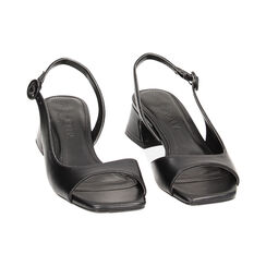 Sandales à talon noires, Primadonna, 232100681EPNERO040, 002 preview