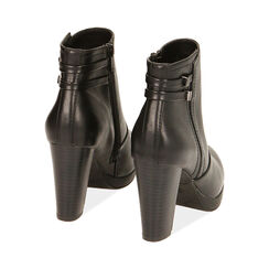 Ankle boots neri, tacco 10 cm , Special Price, 200619078EPNERO036, 004 preview