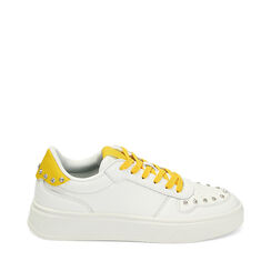 Sneakers bianco-giallo, 232601142EPBIGI035, 001a