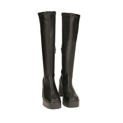 Cuissardes chunky noires, talon 10,5 cm , Special Price, 20F999019EPNERO037, 002a