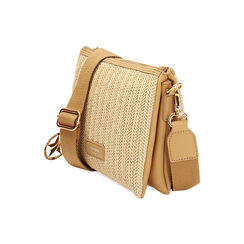 Pochette donna beige in raffia, Primadonna, 255701424RFBEIGUNI, 003 preview
