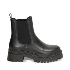 Boots Beatles noirs avec talon de 6 cm pour une élégance intemporelle, Primadonna, 260620801EPNERO035, 001a