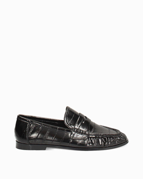 Elegant black women's loafer, BLACK