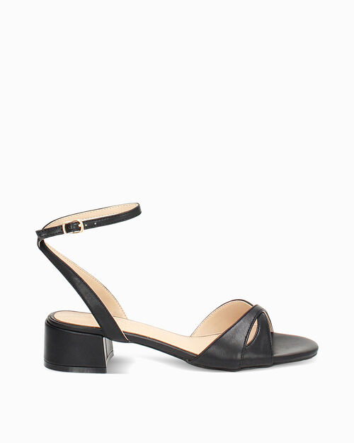 WOMEN SHOES SANDAL SYNTHETIC NERO, BLACK