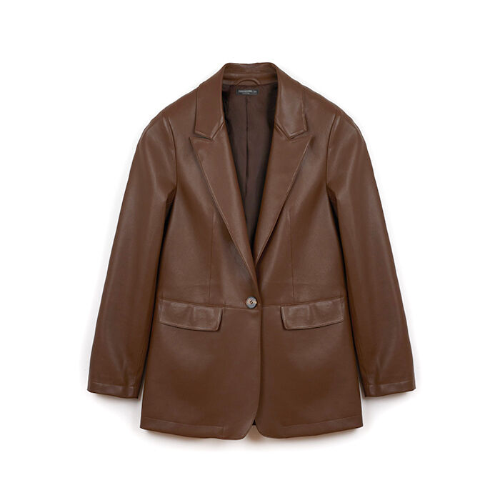 Blazer marrone essenziale, Primadonna, 266541203EPMARRL