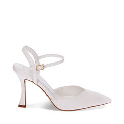 Zapatos de tacón blancos casual, 232126321EPBIAN036, 001a
