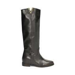 Bota de cuero negro, Primadonna, 24L610005PENERO036, 001 preview