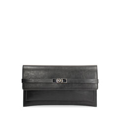 Pochette nera con tracolla removibile, Primadonna, 265126648EPNEROUNI, 001a