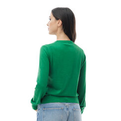 Maglia verde laminata, 24U423765LMVERDL, 002a