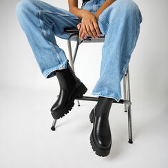 Boots Beatles noirs avec talon de 6 cm pour une élégance intemporelle, Primadonna, 260620801EPNERO035, 002 preview