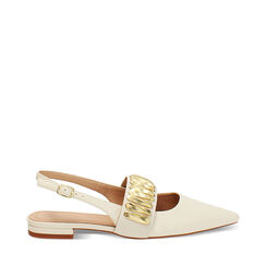 Bailarinas crema destalonadas elegantes, Primadonna, 274906032EPPANN035, 001a