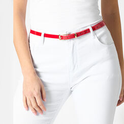 ACCESSORI CINTURA SINTETICO VERNICE ROSS, Primadonna, 25B413456VEROSSUNI, 002a