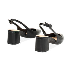 Décolleté slingback femme noires confortables, Primadonna, 252121506EPNERO036, 004 preview
