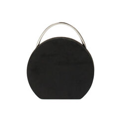 Clutch nera in microfibra, Primadonna, 261123006MFNEROUNI, 006 preview