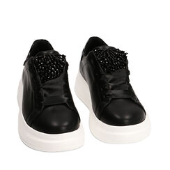 CALZATURA SNEAKERS SINTETICO NERO, Primadonna, 222866052EPNERO035, 002a