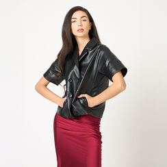 Giubbino donna nero trendy, 256520606EPNEROL, 002a