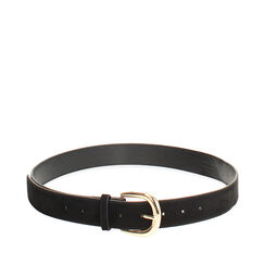 ACCESSORIES BELT MICROFIBER NERO, Primadonna, 26B413701MFNEROUNI, 001a