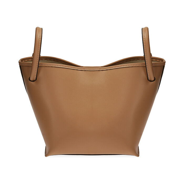 XTI Borsa a mano con tracolla, donna - Art. 86425-BEI (Beige)