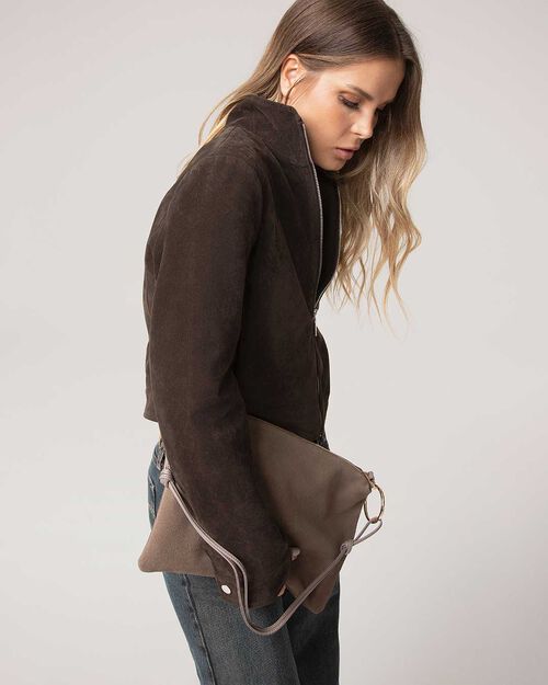 SACS SAC A MAIN SU&Egrave;DE TAUP, TAUPE