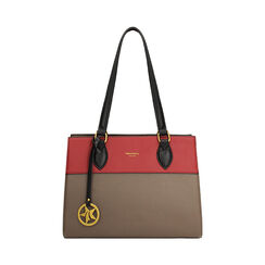 Borsa a spalla grigia bicolor, Primadonna, 265701343EPGRIGUNI, 001a