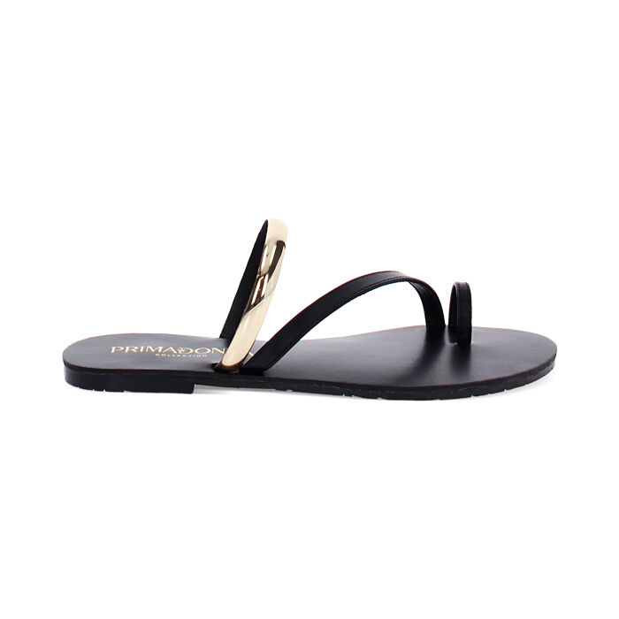 Sandali bassi donna neri, Primadonna, 254995616EPNERO035