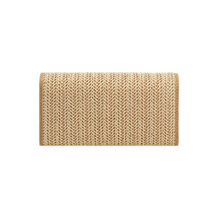 Portefeuille femme beige en raphia, Primadonna, 255700501RFBEIGUNI, 003 preview