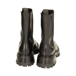Stivaletti Chelsea neri in pelle, tacco 4,5 cm, Primadonna, 22N110001PENERO040, 003 preview