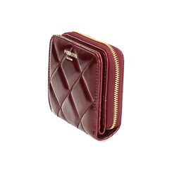 Portefeuille bordeaux brillant avec détails élégants, Primadonna, 265102407EUBORDUNI, 003 preview