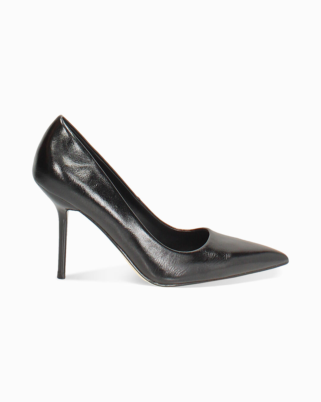 Décolleté nere lucide con tacco 9,5 cm