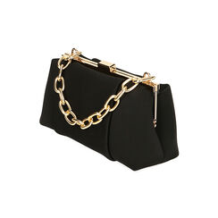 Mini bag nera in tessuto, Primadonna, 215124050LYNEROUNI, 002 preview