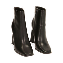 Ankle boots neri, tacco 10,5 cm , SALDI, 182141921EPNERO, 002 preview