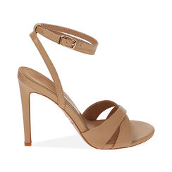 WOMEN SHOES SANDAL SYNTHETIC BEIG, Primadonna, 212105603EPBEIG035, 001 preview