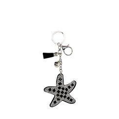 Portachiavi a stella nero e argento, 240376542MPNEARUNI, 001a