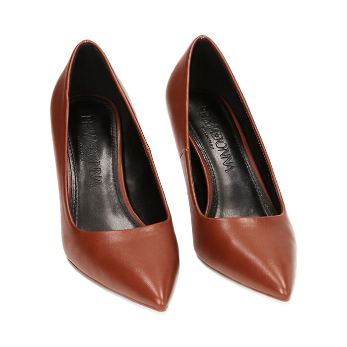 Decollete cognac outlet