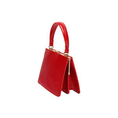 Mini bag donna rossa in vernice, Primadonna, 255126041VEROSSUNI, 003 preview