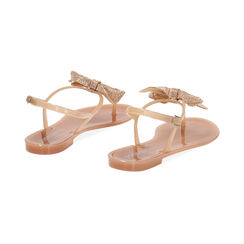 Sandales de plage pour femmes beige en PVC, Primadonna, 254740605PVBEIG036, 004 preview