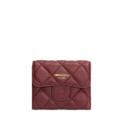 Portefeuille bordeaux élégant pour femme, Primadonna, 265702429EPBORDUNI, 001a