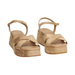 Compens&eacute;es taupe talon 5,8 cm, Primadonna, 274958527MFTAUP035, 003 preview