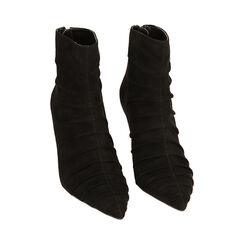 Botas negras de microfibra, tac&ograve;n 12 cm, Primadonna, 222185146MFNERO036, 002 preview