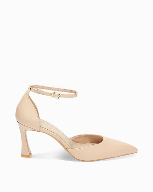 ZAPATOS OPEN SHANK SINTETICO BEIG, BEIGE
