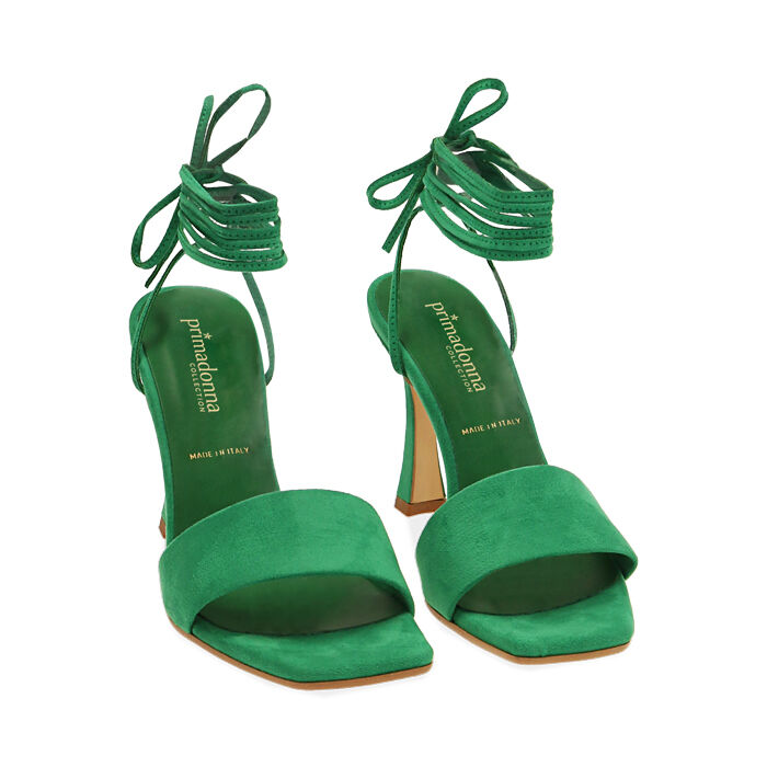 Sandali con tacco verdi clearance