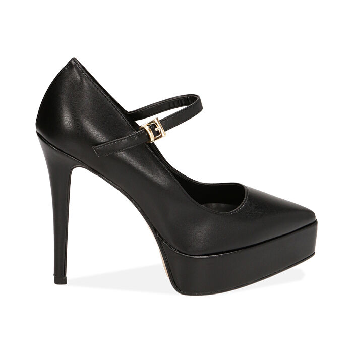 Decollete plateau nere best sale