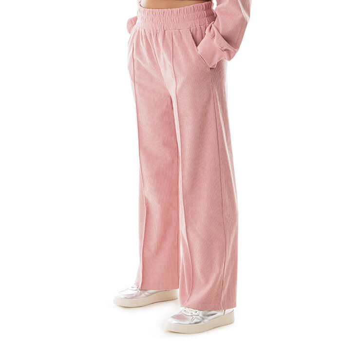 Pantaloni rosa in velluto a costine, Primadonna, 20C910102VLROSAM