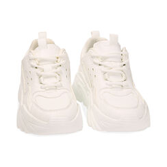 Sneakers bianche chunky, Primadonna, 220112700EPBIAN041, 002 preview