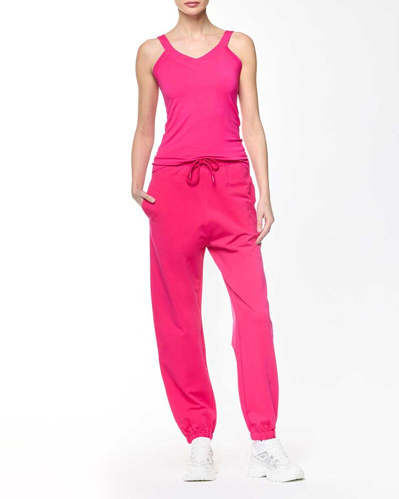 Canotta fucsia in cotone image number null