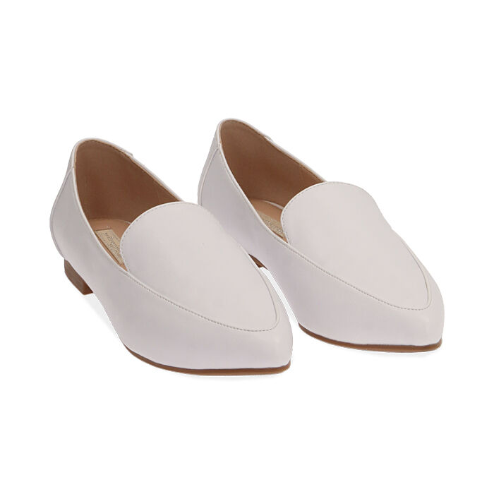 Mocasines blancos puntiagudos | Collection