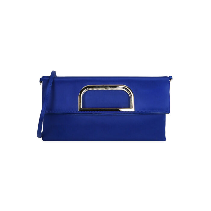 Pochette donna blu in raso | Primadonna Collection