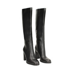 Bottes noires avec talon de 9,3 cm, Primadonna, 263319151EPNERO035, 004 preview