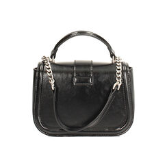 Mini bag nera lucida con tracolla removibile, Primadonna, 26D519931EUNEROUNI, 004 preview